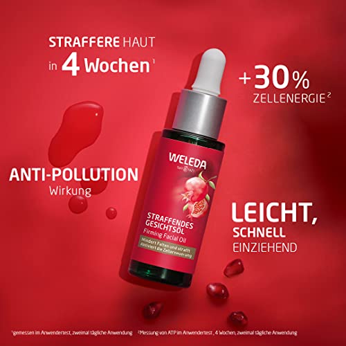 Weleda Face Oil - Hydrating Pomegranate & Aloe Vera Blend for Radiant Skin - 1 Fl Oz