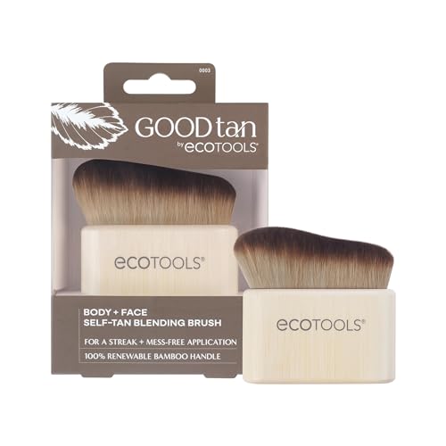 EcoTools Self-Tan Blending Brush - Even Application, Vegan & Cruelty-Free - Bamboo Handle
