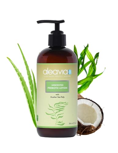 Aleavia Prebiotic Body Lotion - Nourishing, Fragrance-Free, Paraben-Free - 12 Oz