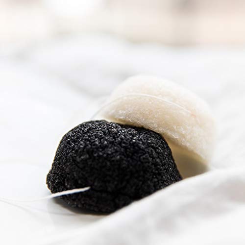 Beauty by Earth Facial Cleansing Sponge Set - Gentle Exfoliation, 100% Natural - 2 Pack