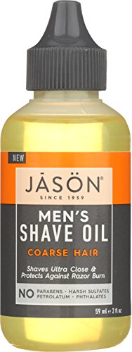 JASON Men's Coarse Hair Beard Oil - Softens Tough Hair, Prevents Irritation - 2 oz.