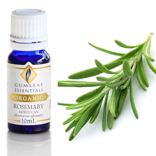 Gumleaf Essentials Organic Rosemary Essential Oil - 100% Pure, Cruelty-Free, 10ml