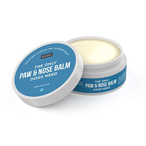 Natural Rapport Dog Paw Balm - Heals & Protects Dry Skin, Safe & Non-Toxic - 2 oz