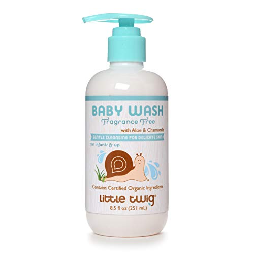 Little Twig Baby Body Wash - Extra Mild, Organic Ingredients, Dermatologist Tested - 8.5 Fl Oz