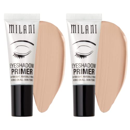 Milani Eyeshadow Primer - Enhances Color & Wear, Vegan & Cruelty-Free - 2 Pack