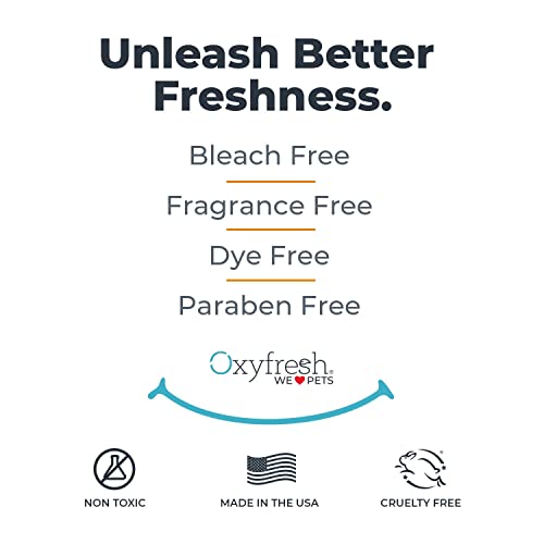 Oxyfresh Pet Odor & Stain Remover - Powerful Waste Eliminator, Non-Toxic & USA Made - 32oz