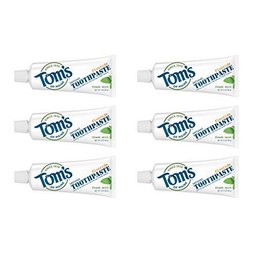 Tom's of Maine Toothpaste - Natural Cavity Protection, No Artificial Ingredients - 3oz 6-Pack