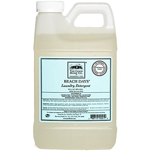 The Good Home Laundry Detergent - Plant-Based, Paraben-Free, Beach Days Scent - 64oz