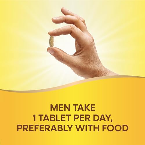 Nature's Way Alive! Men's 50+ Multivitamin - Supports Brain, Eye & Heart Health - 60 Tablets