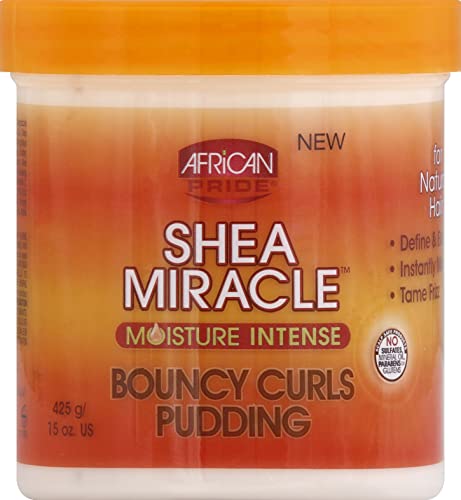 African Pride Hair Cream - Defines Curls, Moisturizes with Shea Butter - 15oz