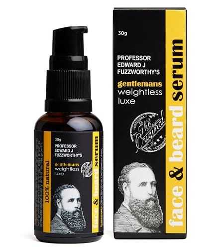 Professor Fuzzworthy's Beard Oil Serum - Softens & Conditions, Squalane-Based - 1.69oz