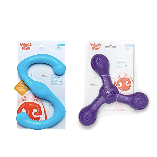 WEST PAW Zogoflex Bumi & Skamp Dog Tug Toys - Durable, Lightweight, Dishwasher Safe - Large