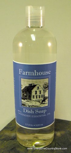 Farmhouse Dish Soap - Plant-Based Grease Cutter with Lavender & Lemon, Biodegradable - 17.6oz