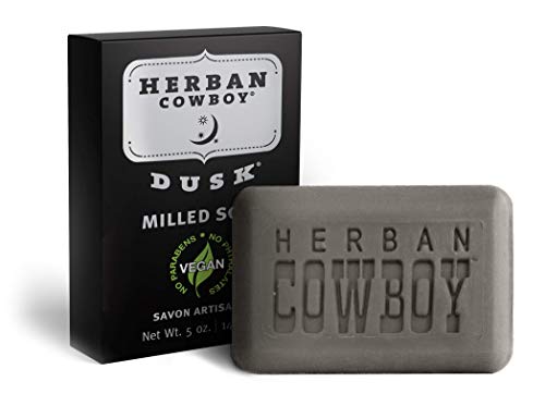 Herban Cowboy Milled Bar Soap Dusk - Vegan, Paraben-Free, Cruelty-Free - 5oz (Pack of 6)