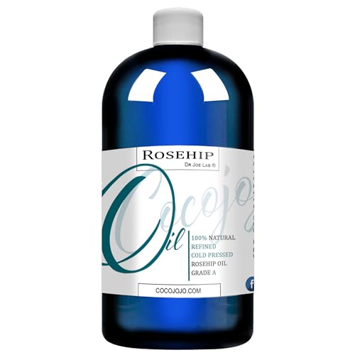 Dr Joe Lab Rosehip Oil - Natural Moisturizer for Skin & Hair, Vitamins A-D, 16oz