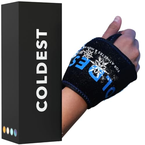 Coldest Wrist Ice Pack - Accelerated Recovery for Pain Relief, Flexible & Reusable - 12x4 inches