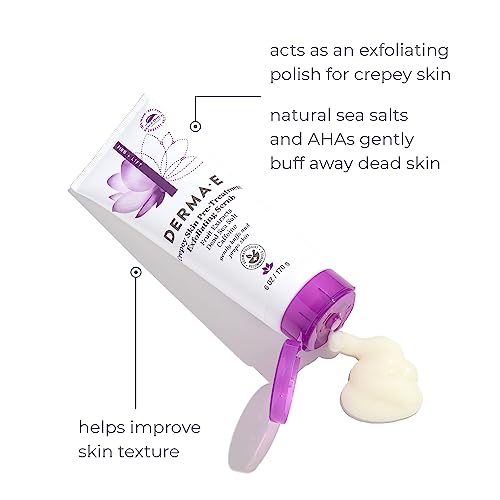 DERMA E Body Scrub - Softening Exfoliant with Kakadu Plum & Dead Sea Salts - 6 Oz
