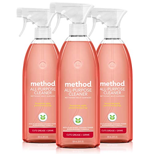 Method All-Purpose Cleaner - Plant-Based Power, Biodegradable, Honeycrisp Apple - 3x28oz