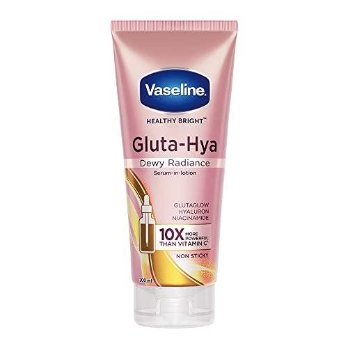 Vaseline Gluta-Hya Serum-In-Lotion - Brightens Skin, Boosts Moisture & Radiance - 200ml
