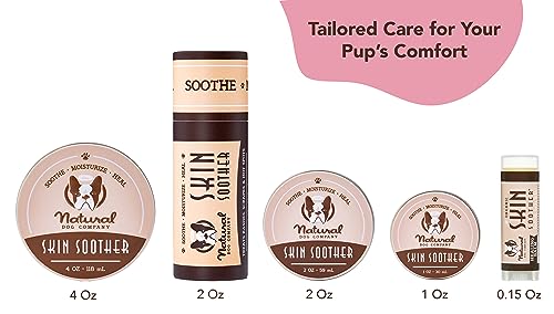 Natural Dog Company Skin Soother - Allergy & Itch Relief for Dogs, 100% Natural Ingredients - 2 oz