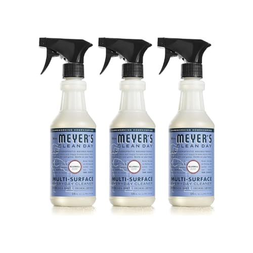 Mrs. Meyer's All-Purpose Cleaner Spray - Fresh Bluebell Scent, Cruelty-Free - 16 fl. oz, Pack of 3