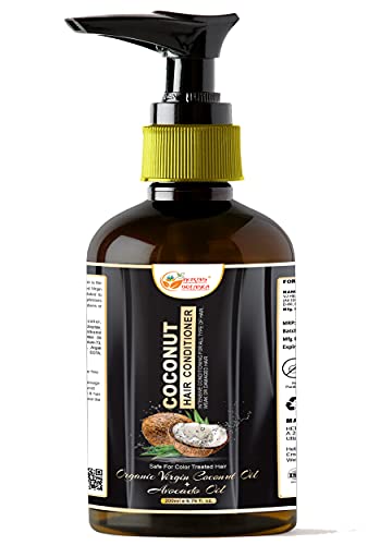 Herbs Botanica Coconut Milk Hair Conditioner - Nourishing Repair for Dry, Damaged Hair - 6.76 Fl Oz
