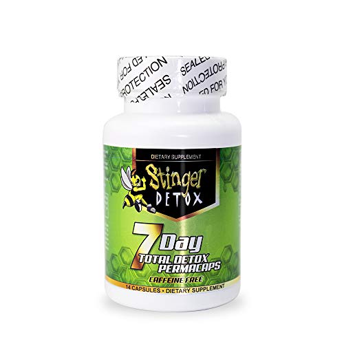 Stinger Detox 7-Day Permacap Capsules - Whole Body Detox, All-Natural Ingredients - 60 Count