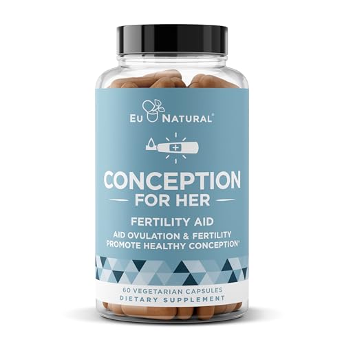 Conception Fertility Supplements - Supports Hormonal Balance & Healthy Cycles - 60 Veg Capsules