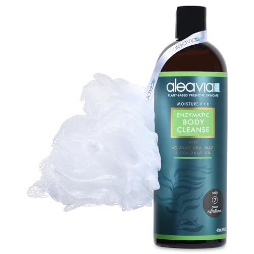 Aleavia Body Wash - Fragrance-Free, Vegan, Prebiotic Cleanser for Healthy Skin - 16 Oz.