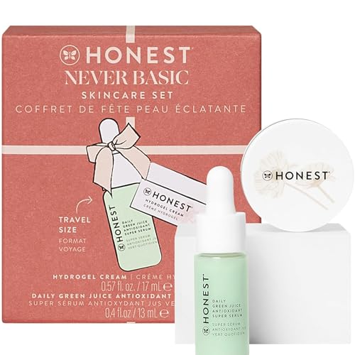Honest Beauty Skin Care Set - Hydrating Duo with Antioxidants, EWG Verified - 0.57 fl oz + 0.4 fl oz