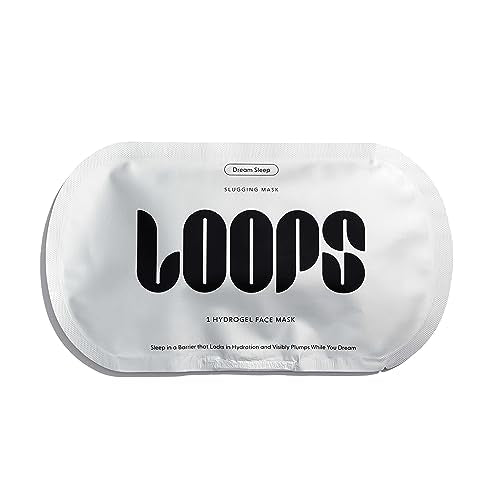 LOOPS DREAM SLEEP Hydrogel Face Mask - Restores, Tones & Hydrates - Plant Oils & Antioxidants - 1 pc