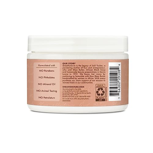 SheaMoisture Hair Mask - Deep Hydration for Curls, Nourishing Shea Butter & Coconut Oil - 11.5oz