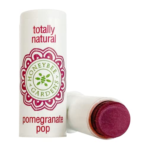 Honeybee Gardens Pomegranate Pop Lip Balm - Nourishing Hydration, Vegan, Gluten-Free - 0.15oz