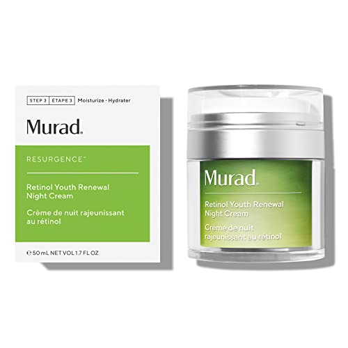 Murad Night Cream - Anti-Aging Retinol Moisturizer for Hydration, Firmness & Smoothing - 1.7 Fl Oz