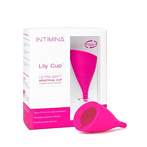 Intimina Lily Cup - Comfort & Protection for Heavy Flow, Medical-Grade Silicone - Size B