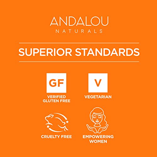 Andalou Naturals Pumpkin Honey Glycolic Mask - Exfoliating & Brightening with Vitamin C - 1.7 fl oz