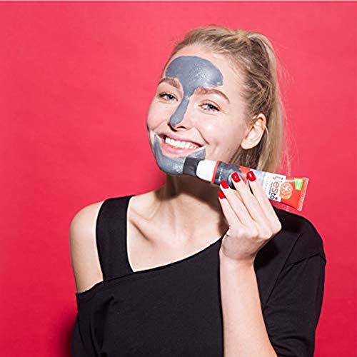 Yes To Tomatoes Charcoal Peel Off Face Mask - Detoxifies Skin, 97% Natural Ingredients - 2 Fl.Oz