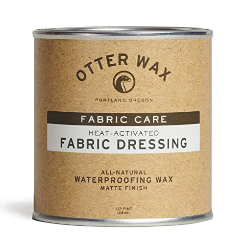 Otter Wax Fabric Protector - 100% Natural Waterproofing, Non-Toxic Ingredients - 1/2 Pint