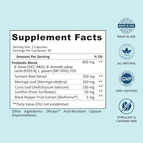 BB Company Provitalize Probiotic - Supports Digestive Health, Joint Relief & Curves - 60 Ct