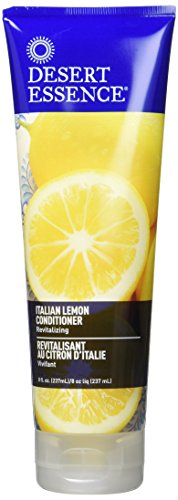 Desert Essence Italian Lemon Conditioner - Adds Volume & Shine, Certified Organic - 8 Fl Oz