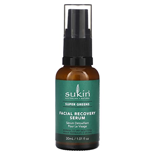 Sukin Face Serum - Enhances Skin Radiance, Antioxidant-Rich, Vegan - 1.01 fl oz (30 mL)