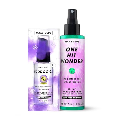 MANE CLUB Hair Care Set - 10 Benefits, Vegan & Cruelty-Free, Non-Greasy Formula - 2 Products