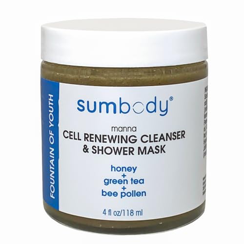 Spa Quality Facial Exfoliator with Manuka Honey & Sea Salt - Anti-Aging, Brightening - 8oz