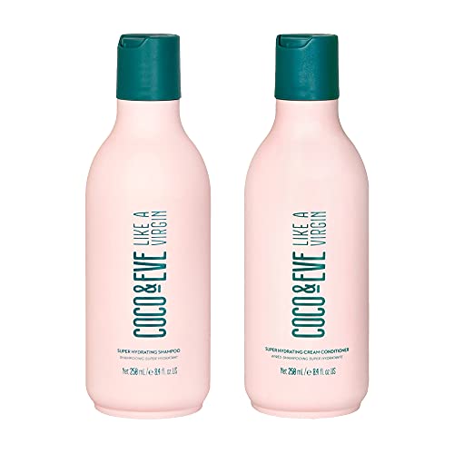 Coco & Eve Shampoo & Conditioner Set - Hydrates, Vegan & Cruelty-Free, 8.4fl oz Each