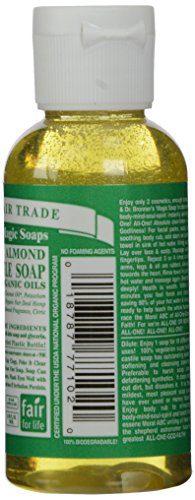 Dr. Bronner's Body Soap - Moisturizing Almond Oil, Nourishing Scent - 2 fl oz