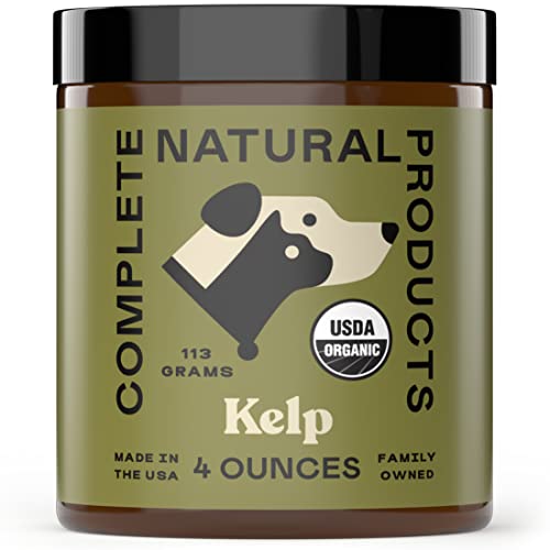 Complete Natural Products Organic Kelp Powder - Supports Skin, Coat & Digestive Health - 4oz