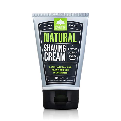 Pacific Shaving Company Shaving Cream - Hydrating, Anti-Irritation Formula - 3.4 Oz