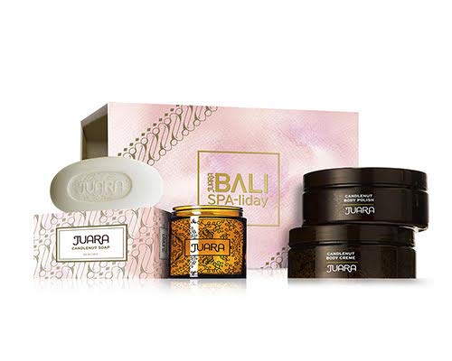 JUARA Bali Spa-liday Gift Set - Nourishing Candlenut Care, Cruelty-Free - 5pc with Calendar