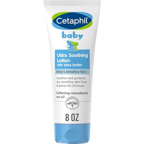 Cetaphil Baby Lotion - 24-Hour Moisture, Hypoallergenic, Dermatologist Tested - 8oz