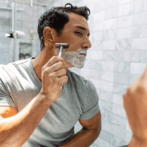 Oars + Alps Men's Shaving Cream - Moisturizing Aloe & Coconut Oil, Fresh Ocean Splash - 3.4 Oz